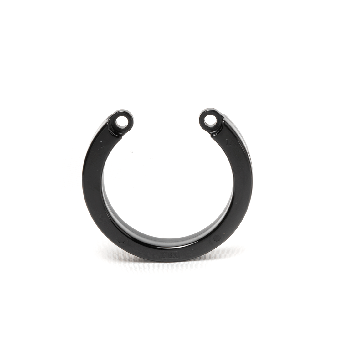 single CB-X black Large u-ring with CBX logo imprint on ring