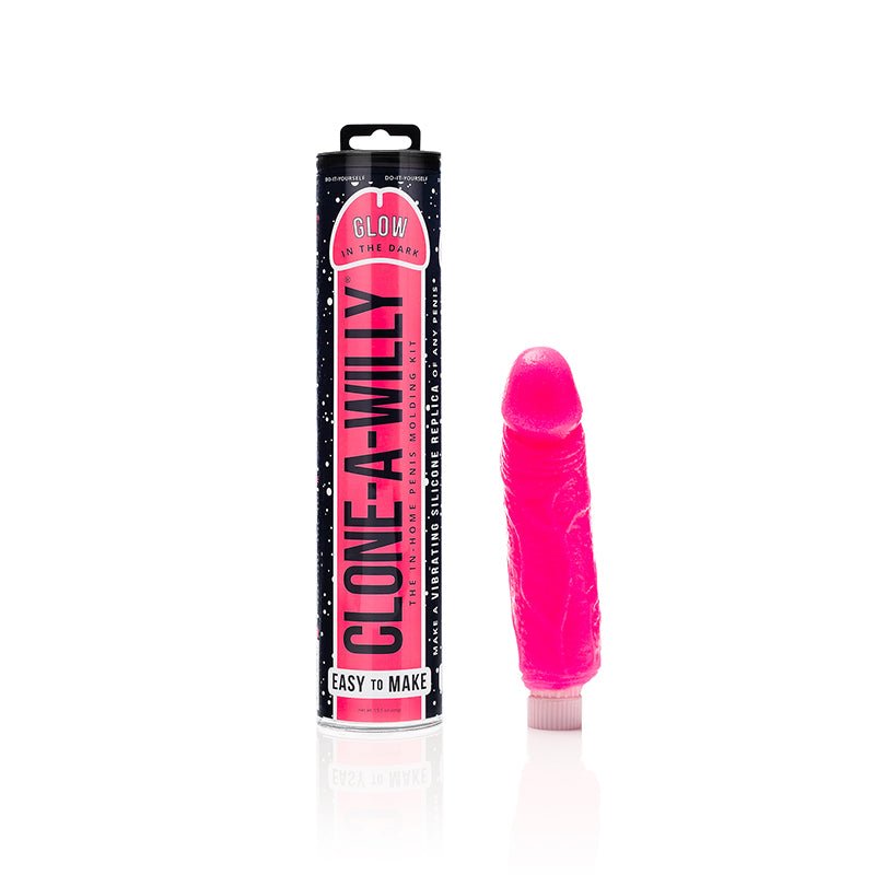 hot pink glow in the dark clone a willy with hot pink example of a molded penis