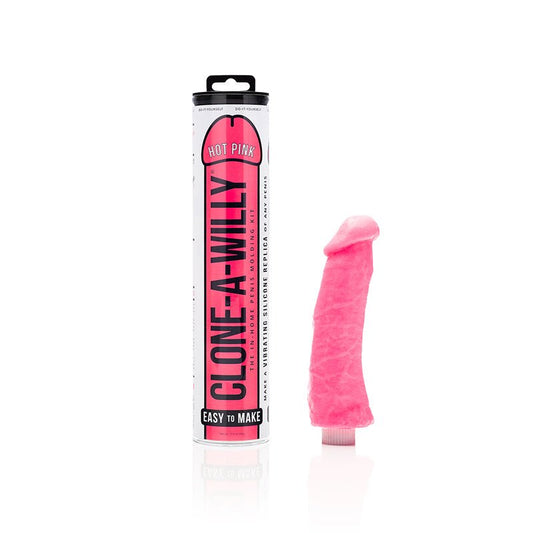 hot pink clone a willy kit with bullet vibrator