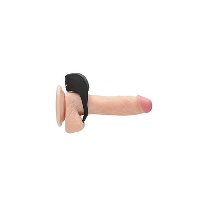 ElectroShock Cock Ring with Clitoral E-Stim