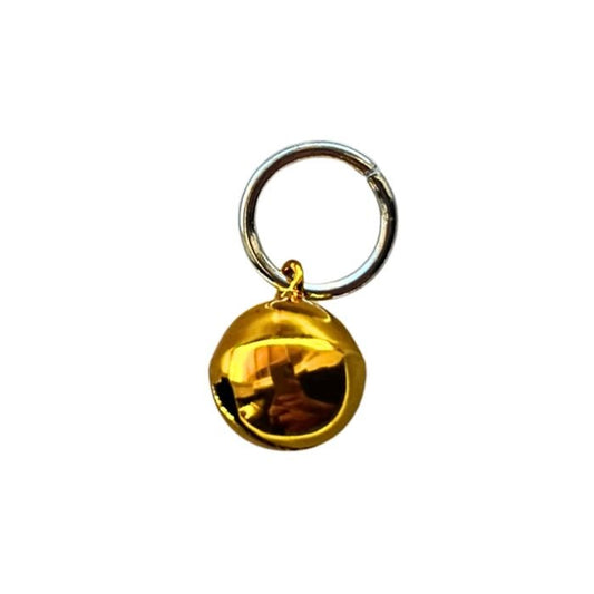 Gold Jingle Bell Mini Chastity Cage Accessory