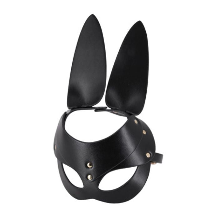 Half-Face Vegan Leather Bunny Mask – CB-X