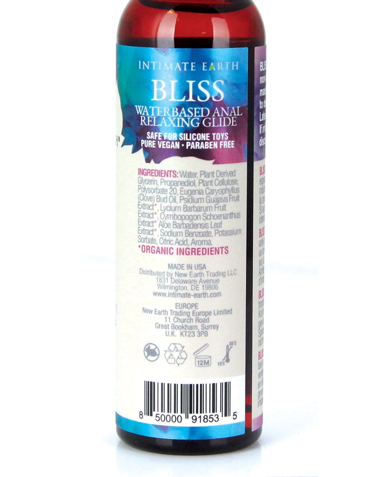 Intimate Earth Bliss Anal Relaxing Water-Based Lubricant CB-X Intimate Earth Bliss Anal Relaxing Water-Based Lubricant CB-X