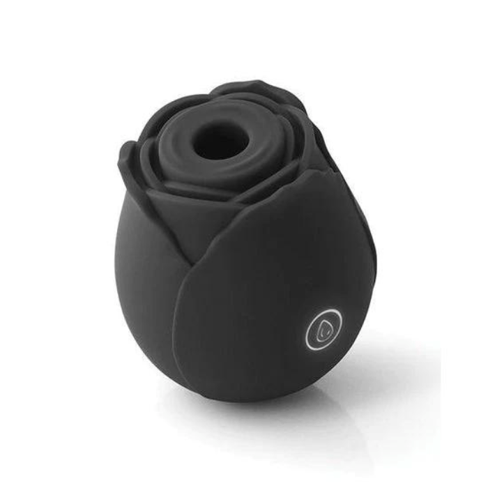 black rose clit suction vibrator with backlit button