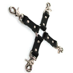 CB - X - Kinklab Bondage Basics Leather Hog Tie - 4 colors