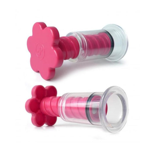 Kinklab T-Cups adjustable Nipple Suction Set with flower twist ends