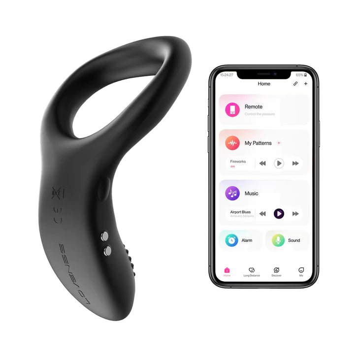 Lovense Diamo Bluetooth Remote-Controlled Vibrating Cock Ring