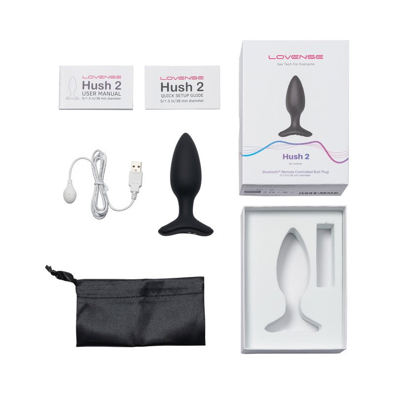 Lovense Hush 2 App Control Vibrating Butt Plug CB-X Lovense Hush 2 App Control Vibrating Butt Plug CB-X