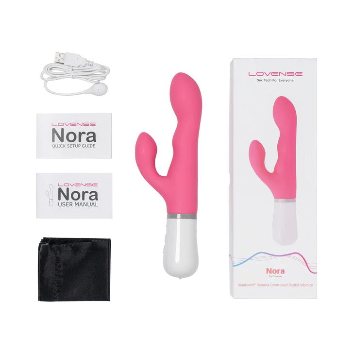 Lovense Nora Rotating Head Bluetooth Rabbit Vibrator CB-X Lovense Nora Rotating Head Bluetooth Rabbit Vibrator CB-X