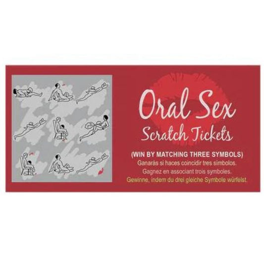 Oral Sex Scratch-Off Tickets for Couples