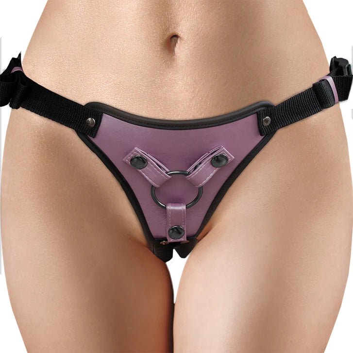 Ouch! Metallic Adjustable Strap-On Dildo Harness CB-X Ouch! Metallic Adjustable Strap-On Dildo Harness CB-X