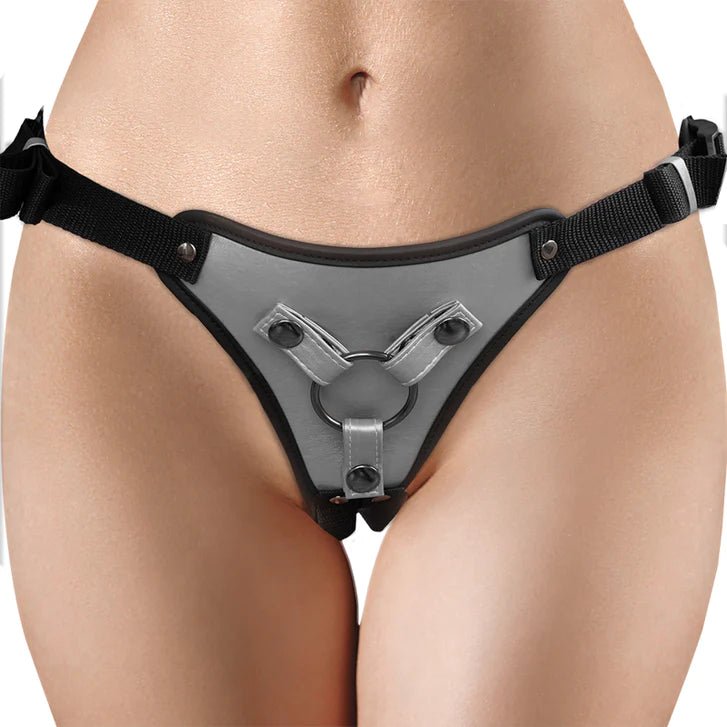 CB - X - Metallic Adjustable Strap - On Dildo Harness - Multiple Colors