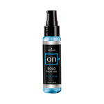 blue tinted plastic squirt pump top 1 oz bottle of Sensuva ON Bold Delay Gel