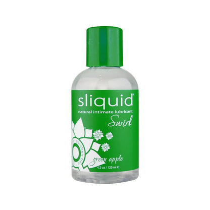 Sliquid Swirl Water-Based Vegan Lubricant - Green Apple