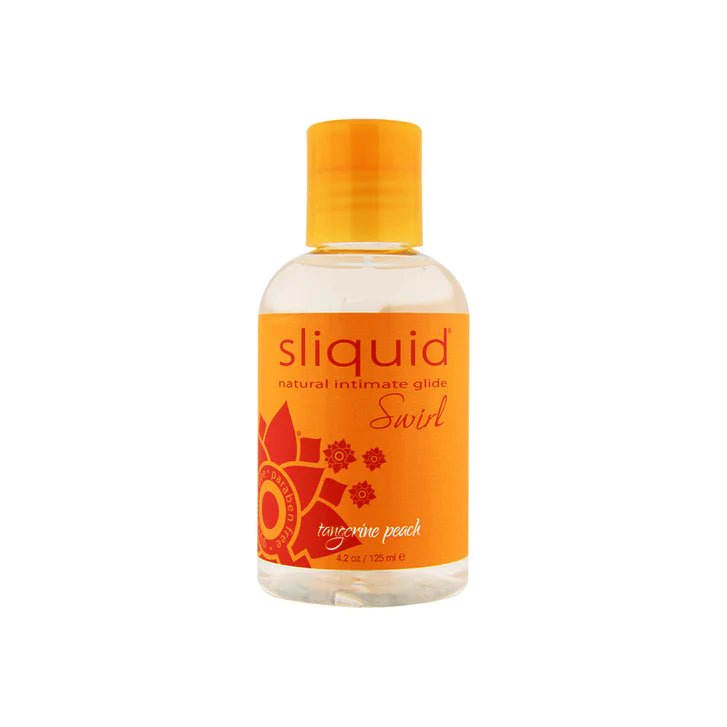 CB - X - Sliquid Swirl Water - Based Vegan Lubricant - Tangerine Peach