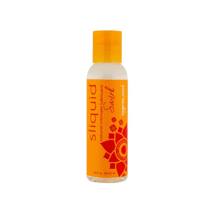 CB - X - Sliquid Swirl Water - Based Vegan Lubricant - Tangerine Peach