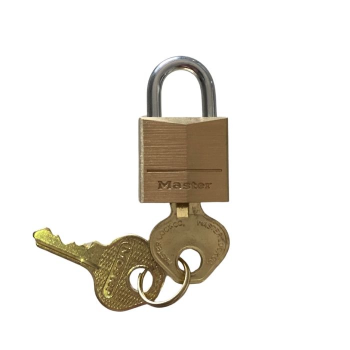 Solid Lock Solid Body Brass Master Lock Padlock with Brass Keys – CB-X