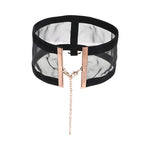 CB - X - Sportsheets Sex & Mischief Sheer Black Choker - Style BDSM Collar