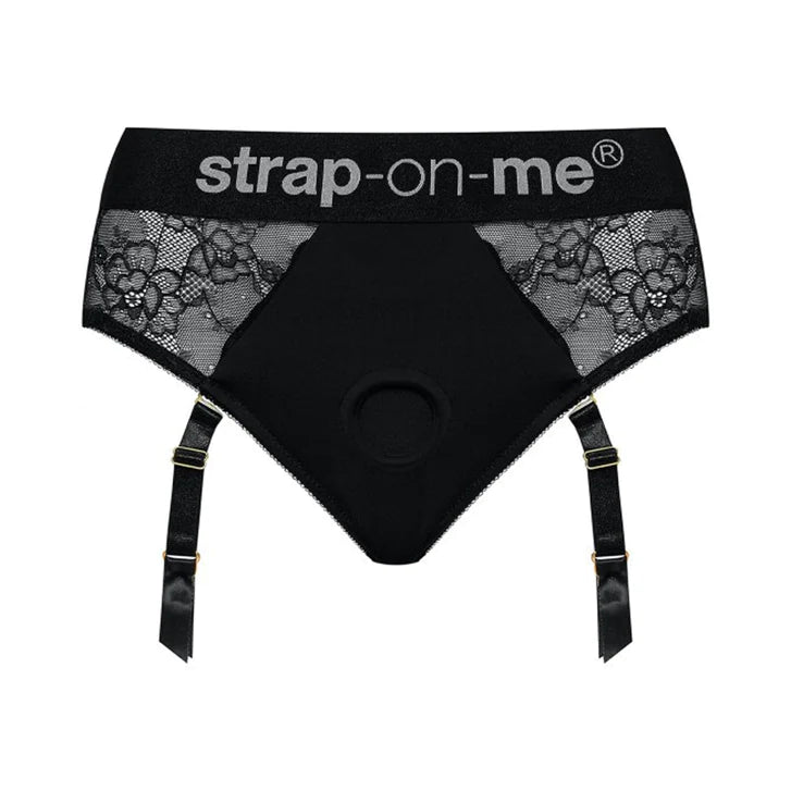 Strap-On-Me Diva Black Lace Harness