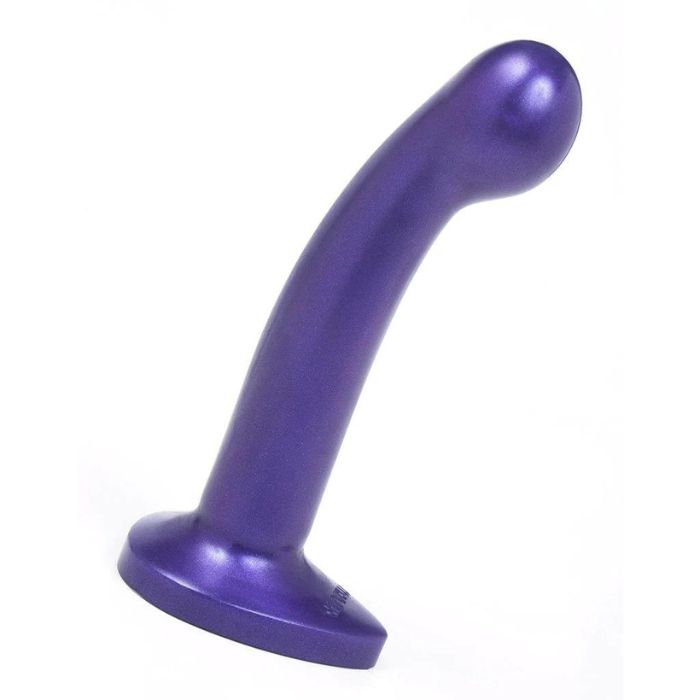 Tantus Sport slim Silicone Dildo in shimmering purple