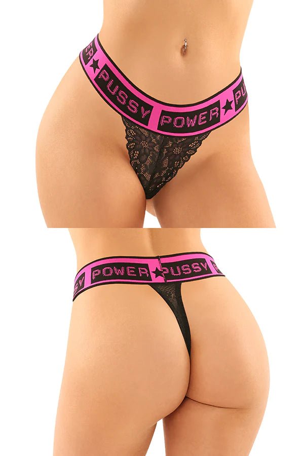 Vibes Hot Pink Pussy Power Panties - 2 pack