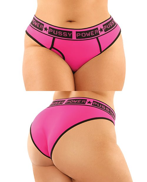 Vibes Hot Pink Pussy Power Panties - 2 pack