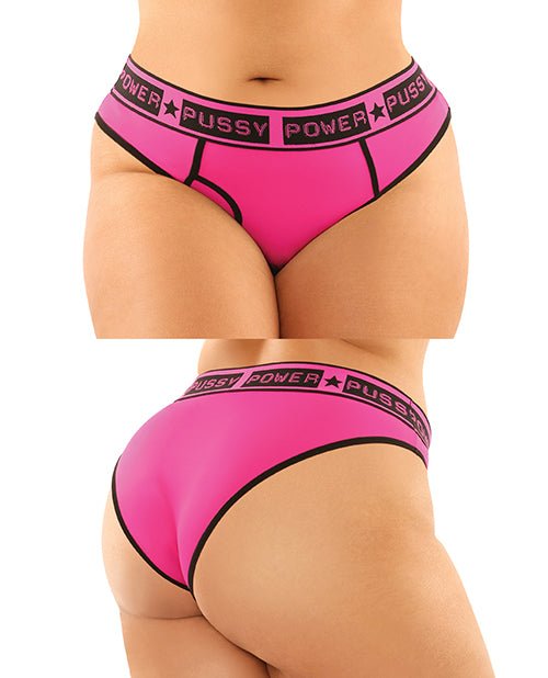 CB - X - Vibes Hot Pink Pussy Power Panties - 2 pack